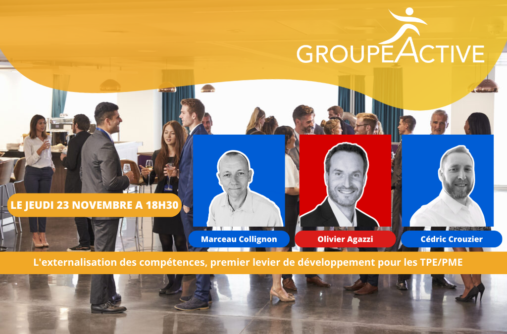 Jeudi 23 Novembre GROUPEACTIVE vous invite à une Table Ronde dans le Grand Est !